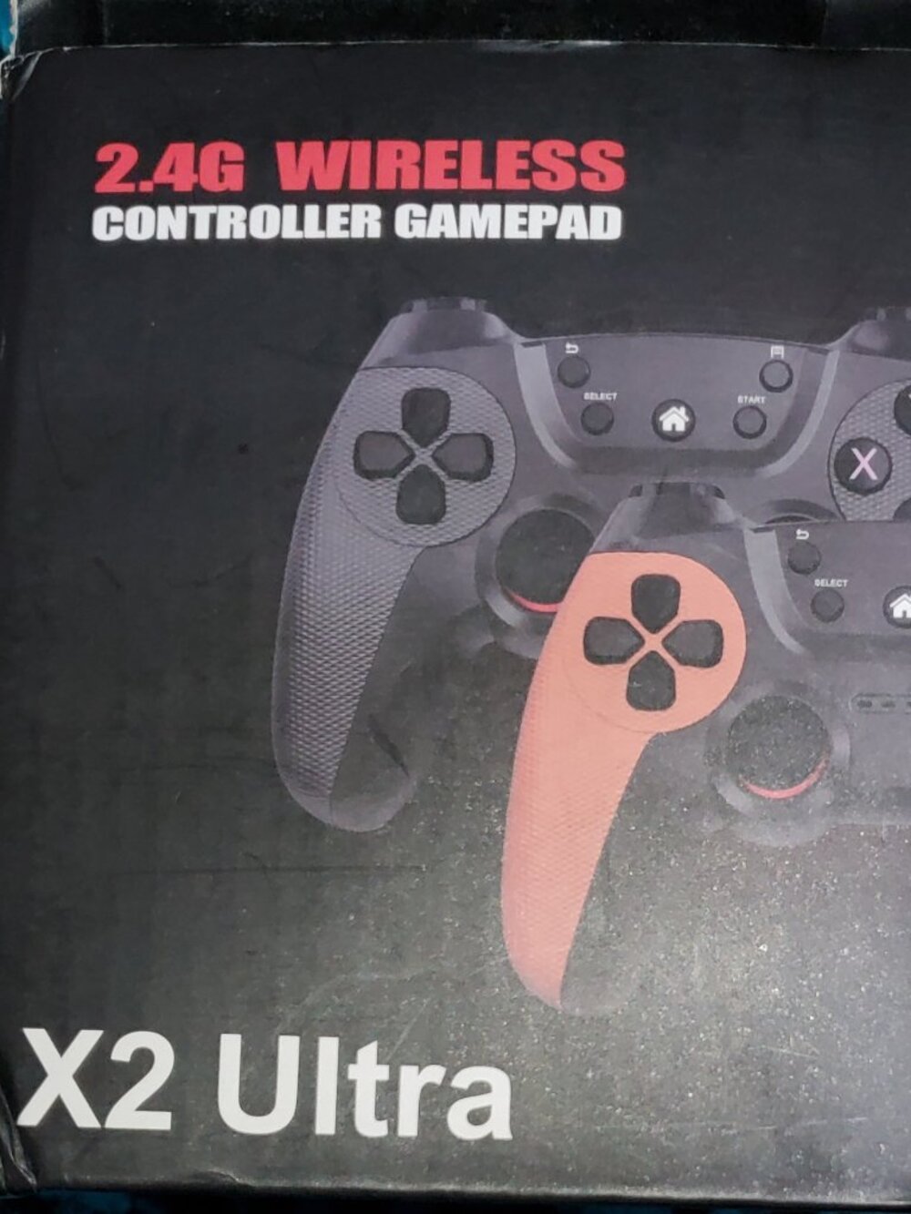OPEN BOX, UNUSED:  X2 ULTRA 2.4G WIRELESS CONTROLLER GAMEPAD
